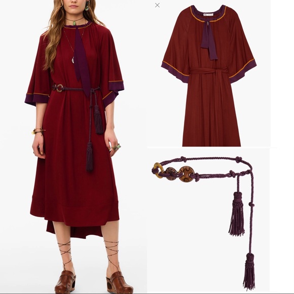 Zara Dresses Zara 2 Piece Set Limited Edition Dress And Rope Belt